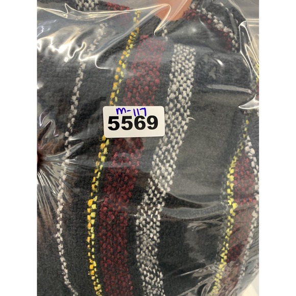 Baja Hoodie Pullover Mens Large Striped Mexican Drug Rug Sweater Hippie Festival - Picture 13 of 13